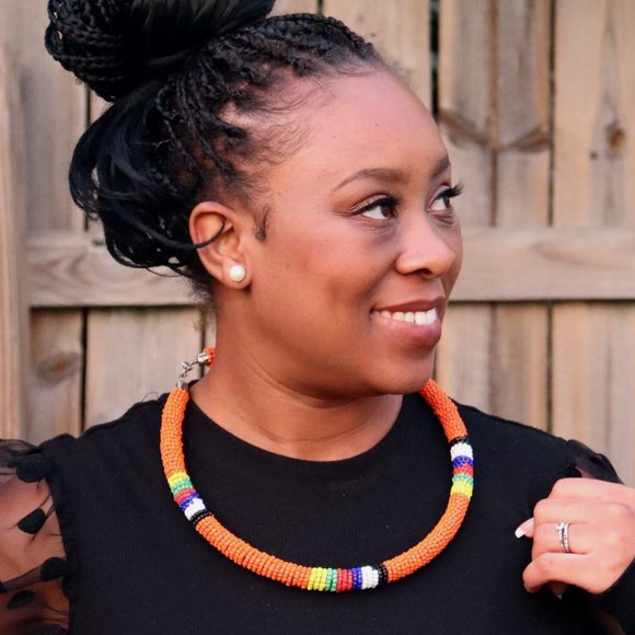 Jewelry - Mambokadzi Beaded Tube Necklace